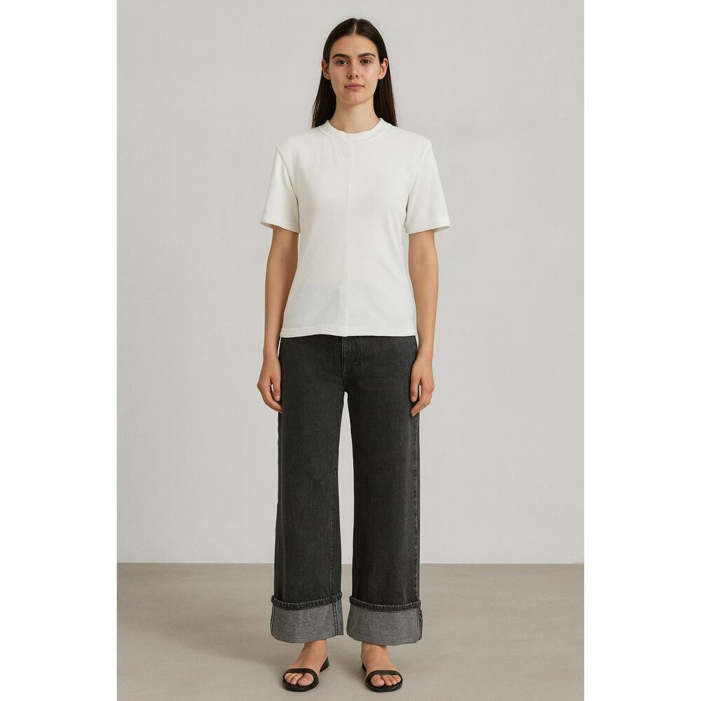 Proenza Schouler White Thick Cotton T-Shirt Women’s Small